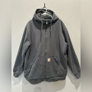 Carhartt Rain Defender Sherpa Lined Hoodie Sz XL
